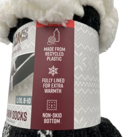 Muk Luks Women's Cabin Winter Socks Two Pair Pack Brand New In Original Package - Picture 8 of 12